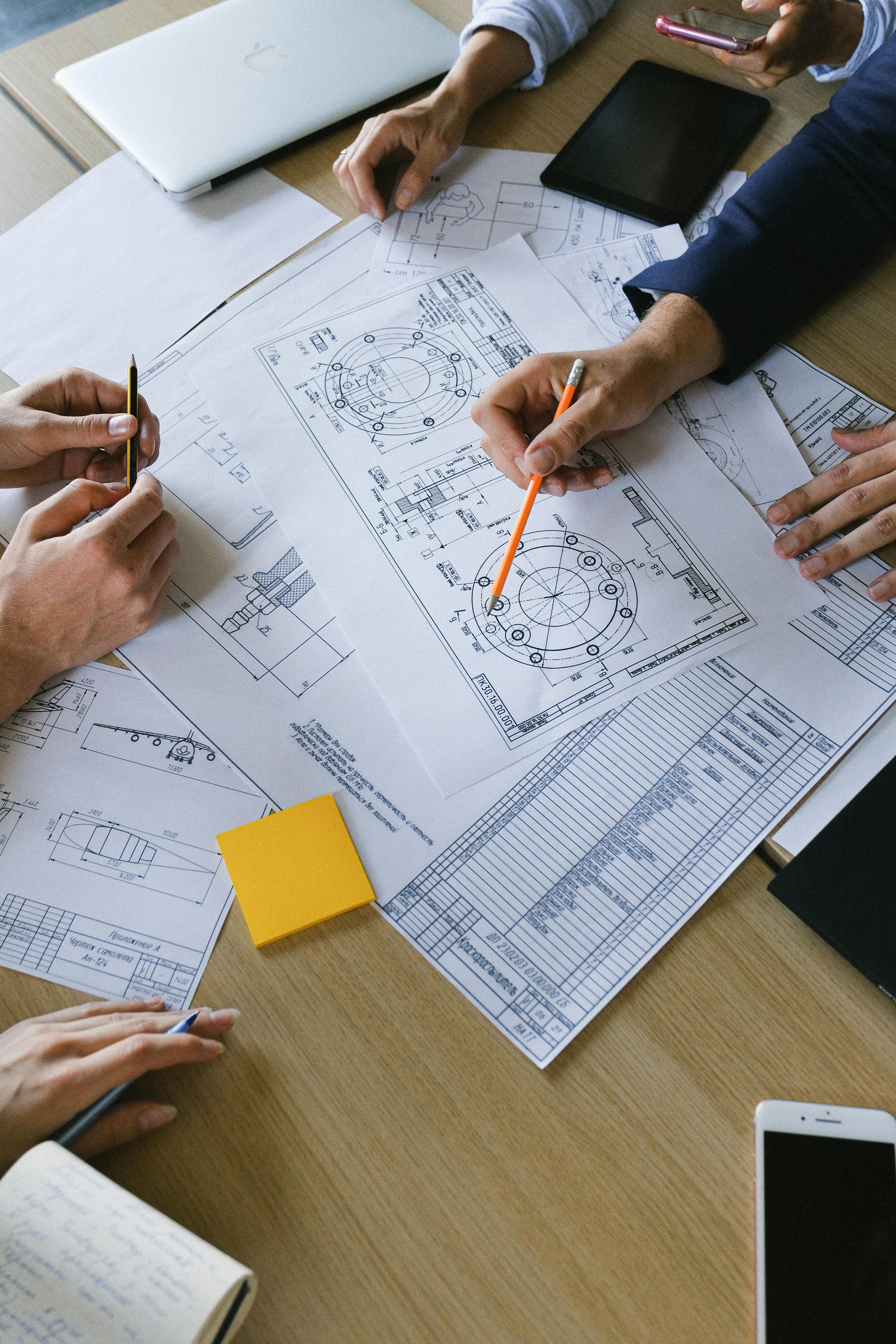Project team collaboration meeting
